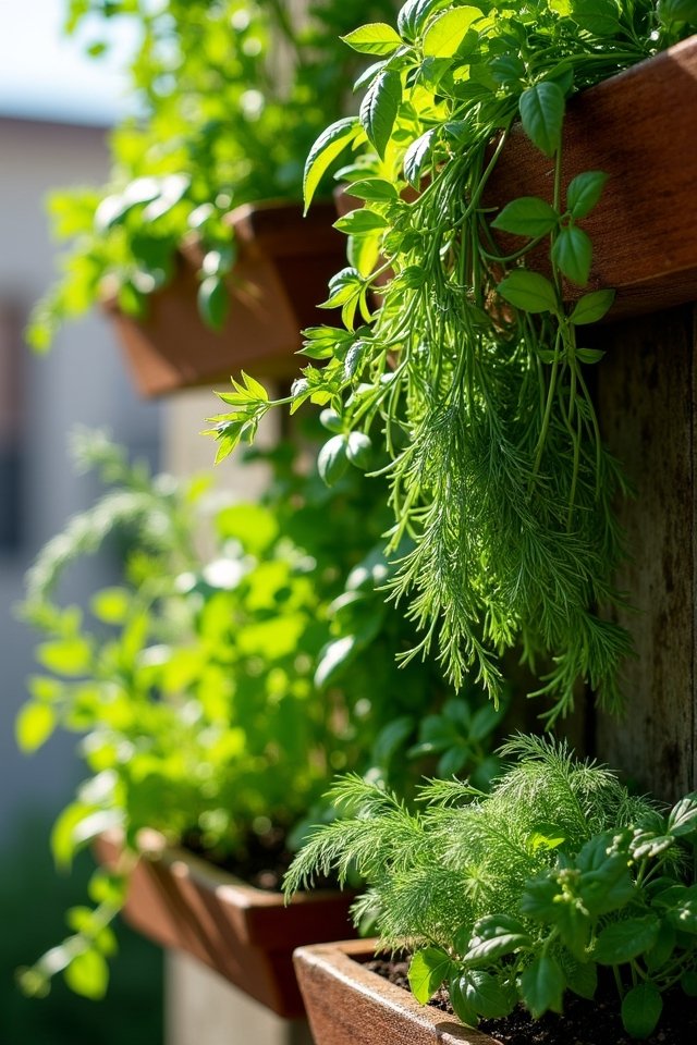 culinary herbs for vertical gardens