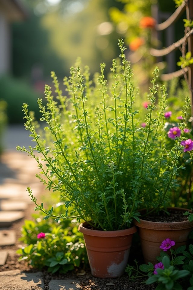 delicious herb garden addition
