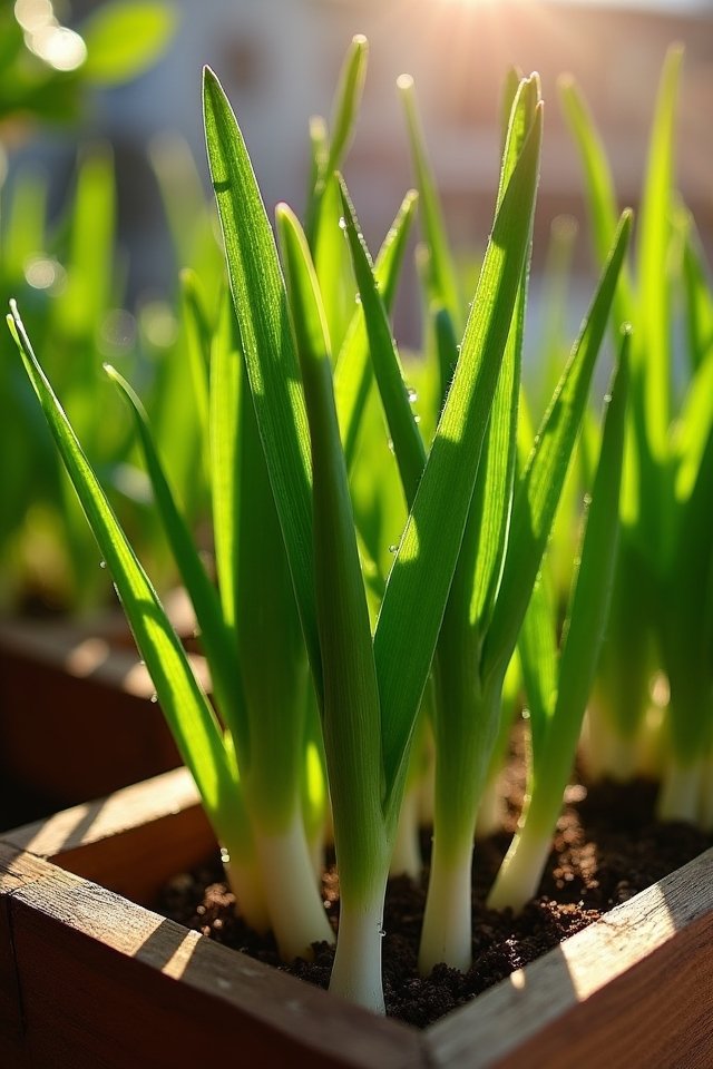 easy quick green onion gardening