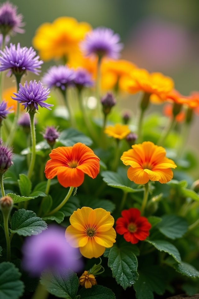 edible flowers enhance gardens