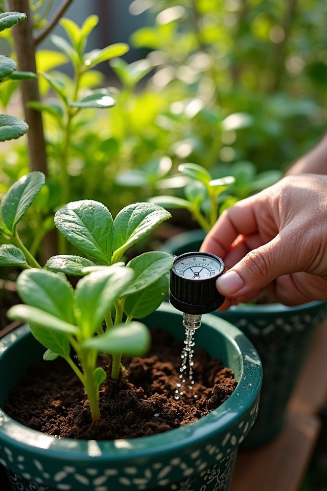 efficient watering for plants