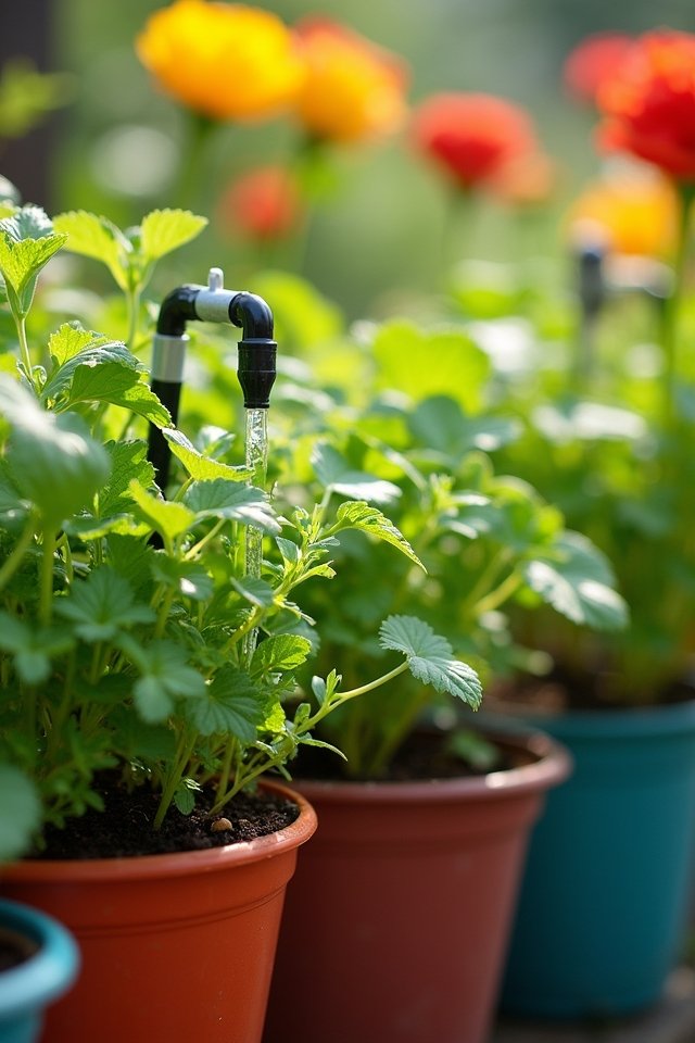 efficient watering for plants