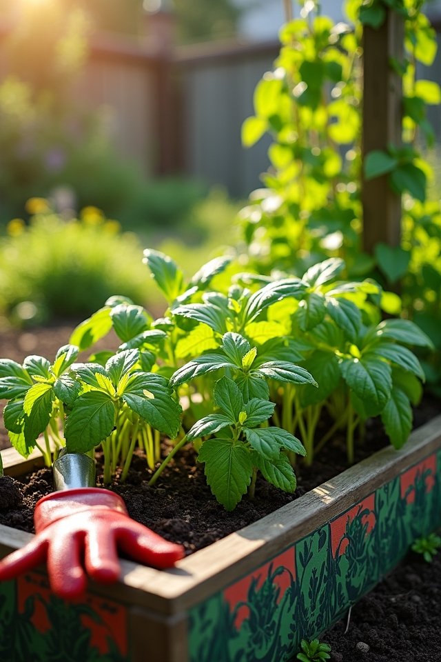 elevated customizable garden beds