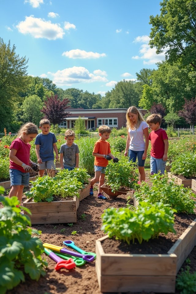 engaging youth through gardening