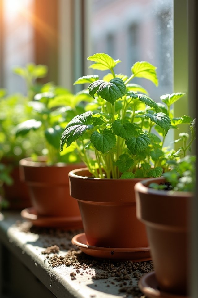 ensure herbs have drainage