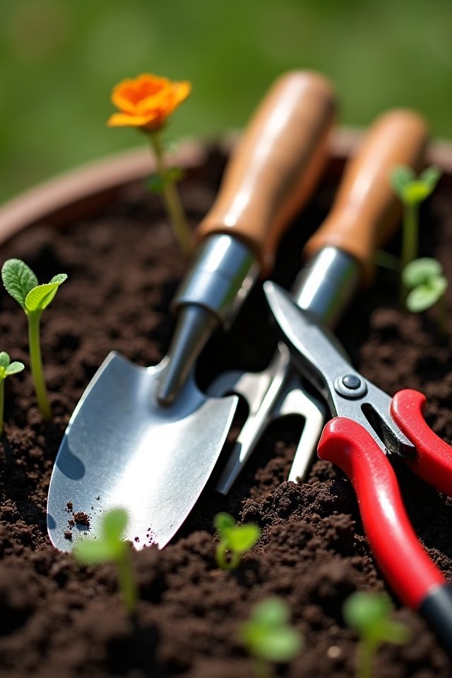 ergonomic compact gardening tools