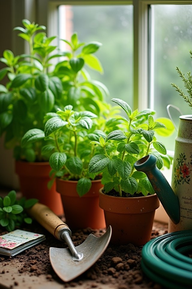 essential urban herb gardening