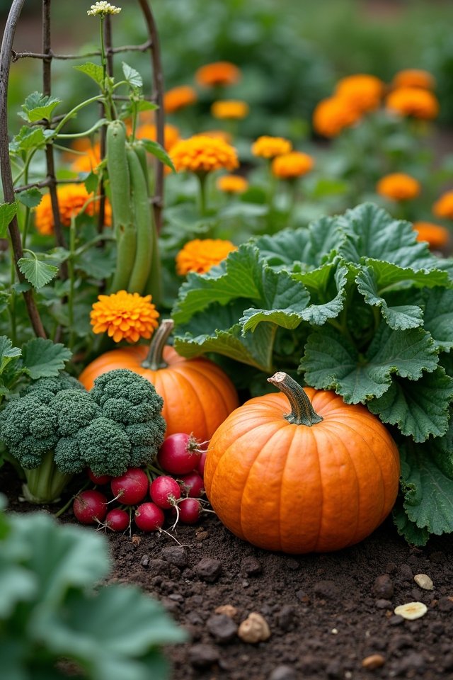 fall crops for compact gardens