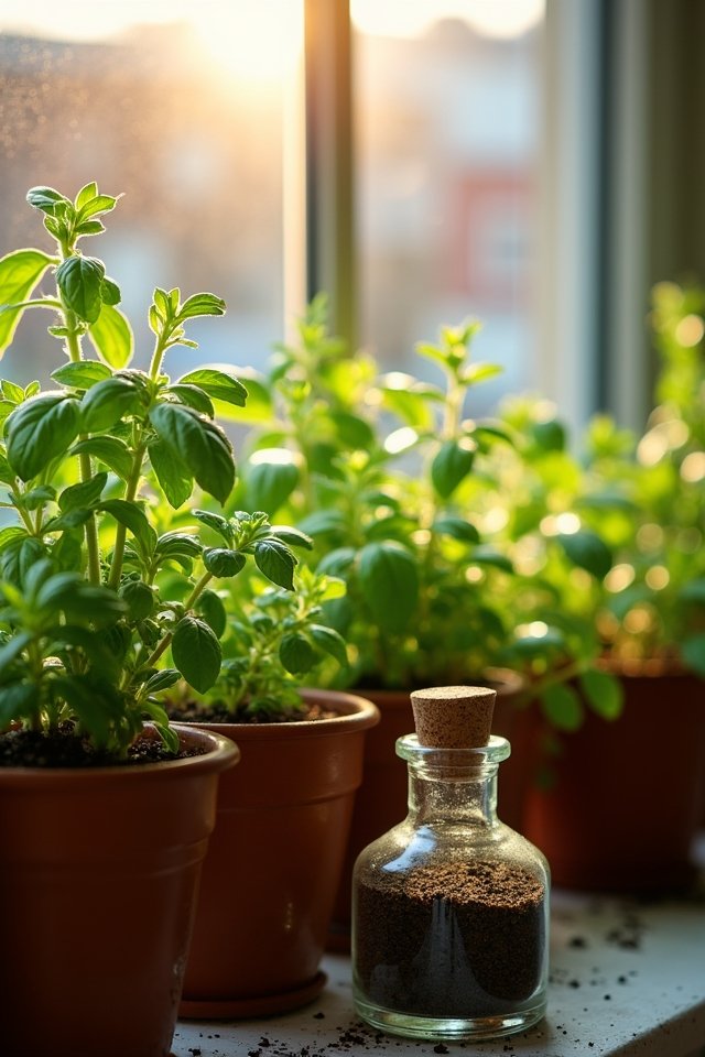 fertilize herbs for growth
