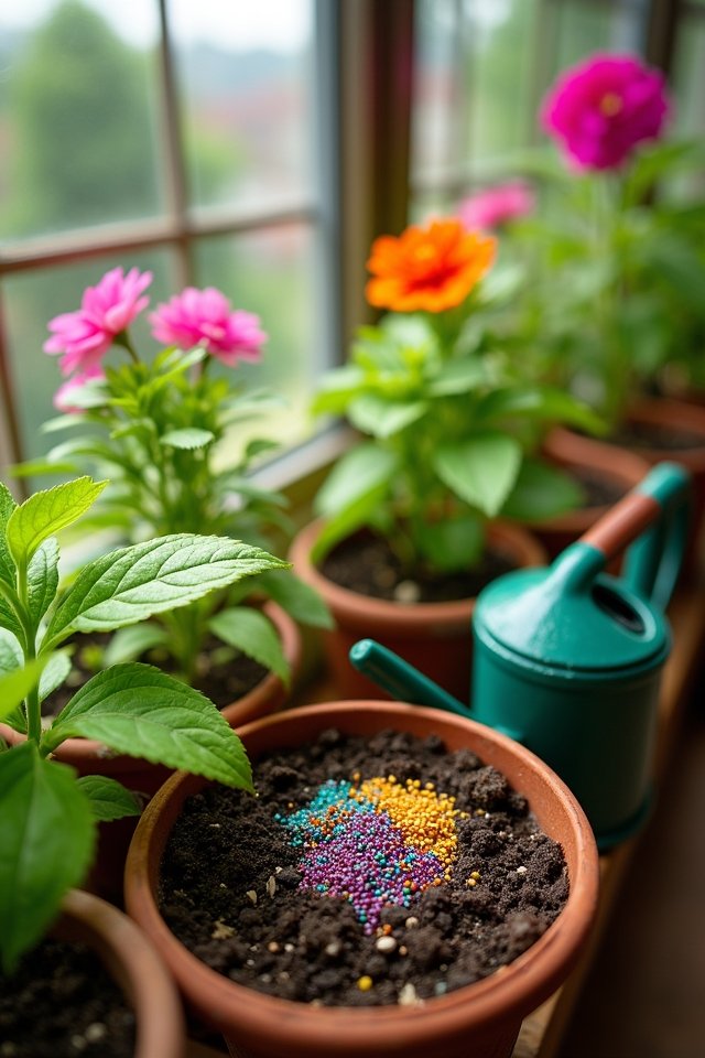 fertilizer boosts container plants