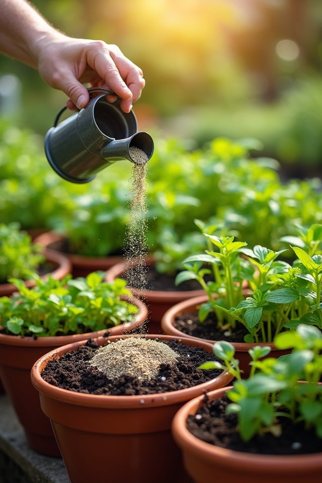 fertilizing container garden effectively