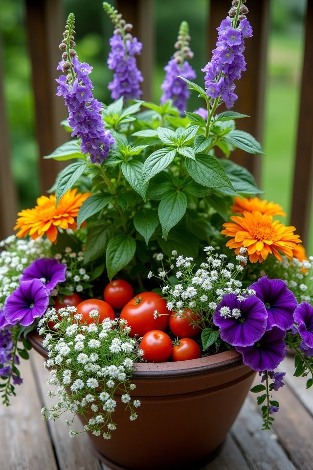 flowering plants enhance edibles