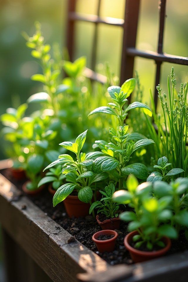 fragrant herbs for tiny gardens