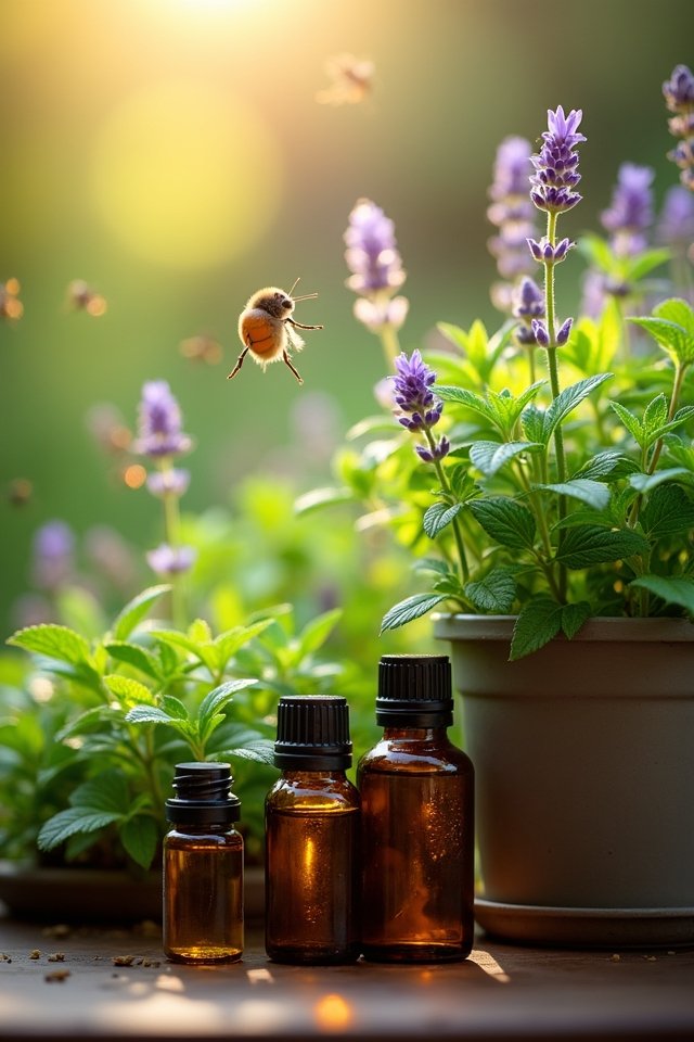 fragrant insect repelling garden oils