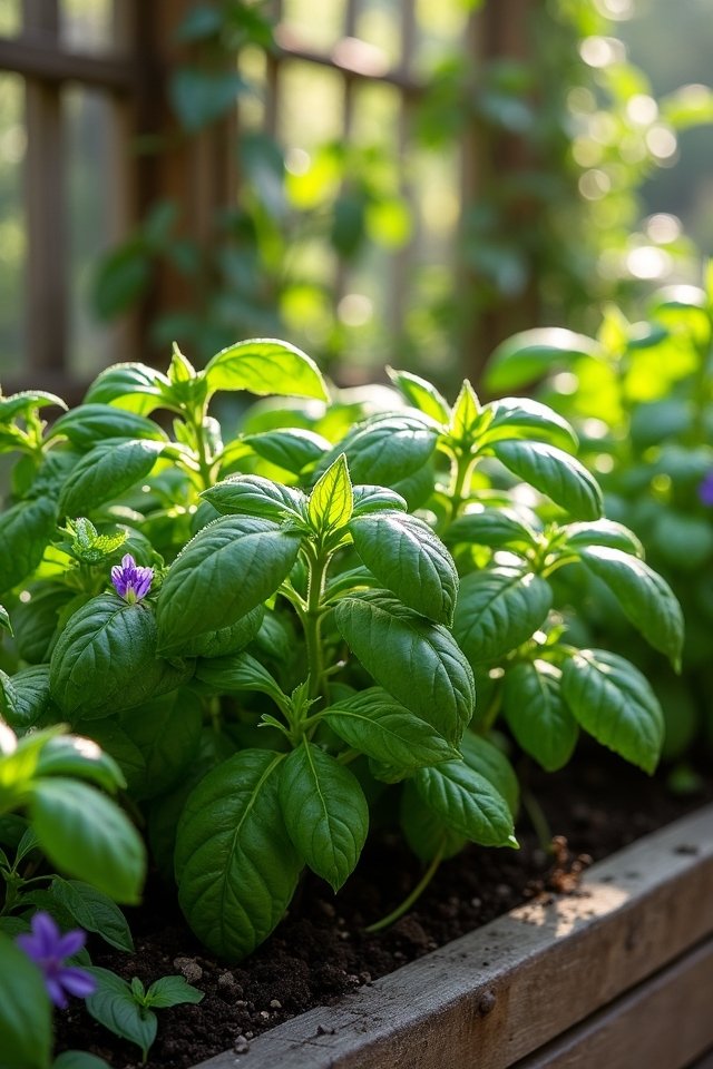fresh basil enhances dishes