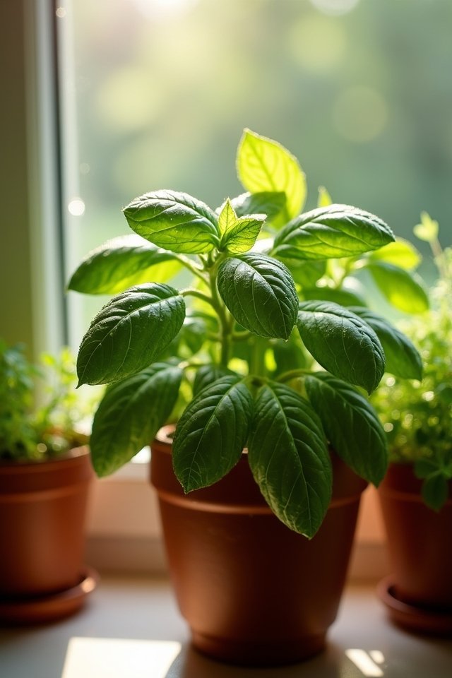fresh basil vibrant cooking