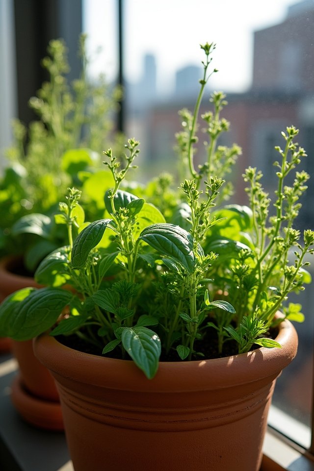 fresh herbs for container gardens