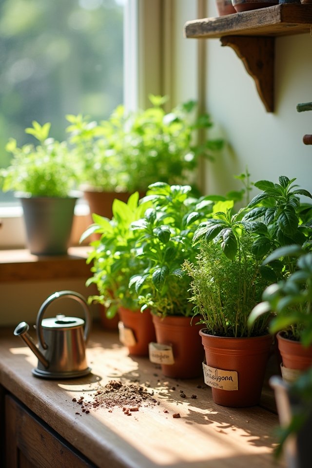 fresh herbs for small spaces