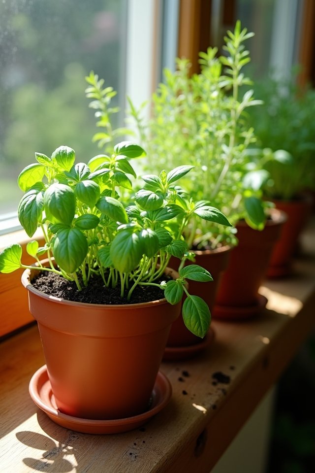fresh homegrown herb flavors