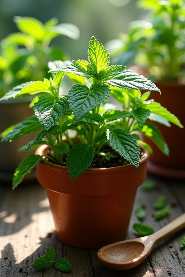 fresh mint enhances dishes