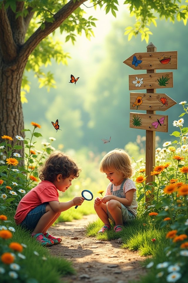 garden scavenger hunt adventure