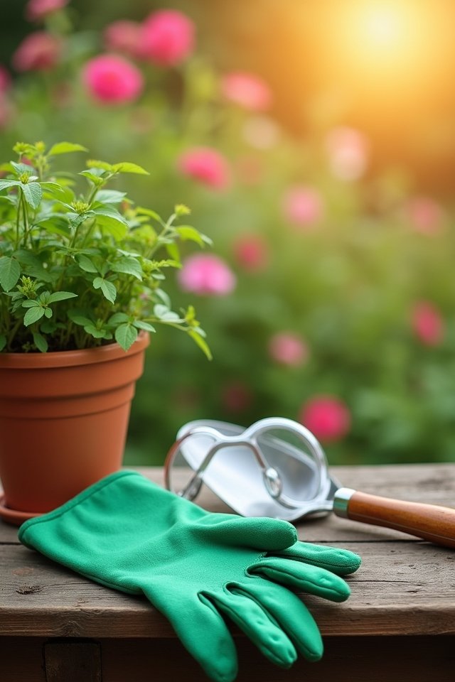 gardening essentials gloves goggles comfort