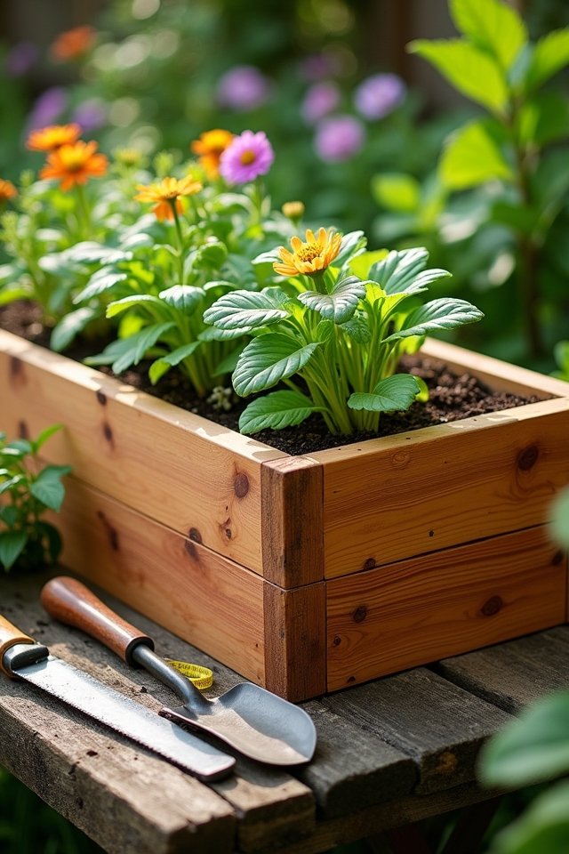 gather materials build raised bed