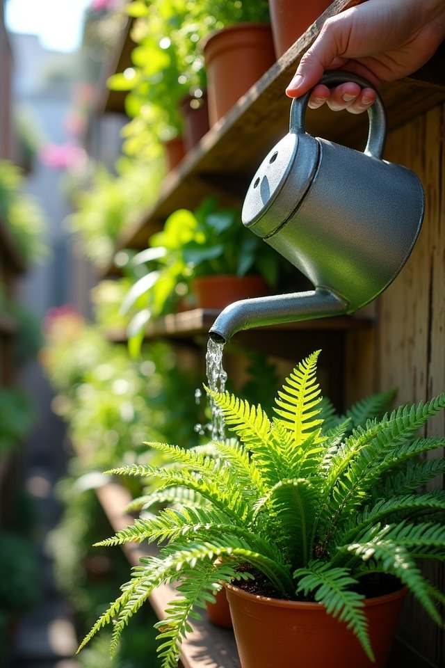 gentle watering for plants