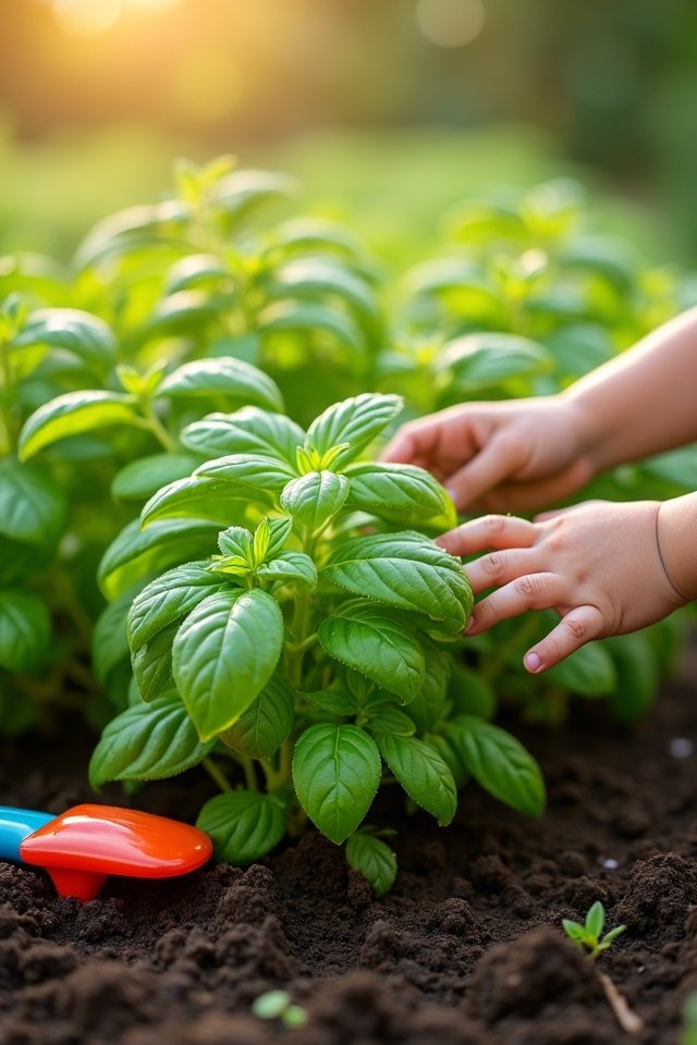 grow vibrant basil together