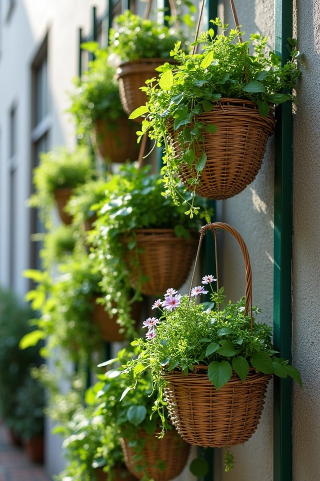 hanging baskets enhance airflow