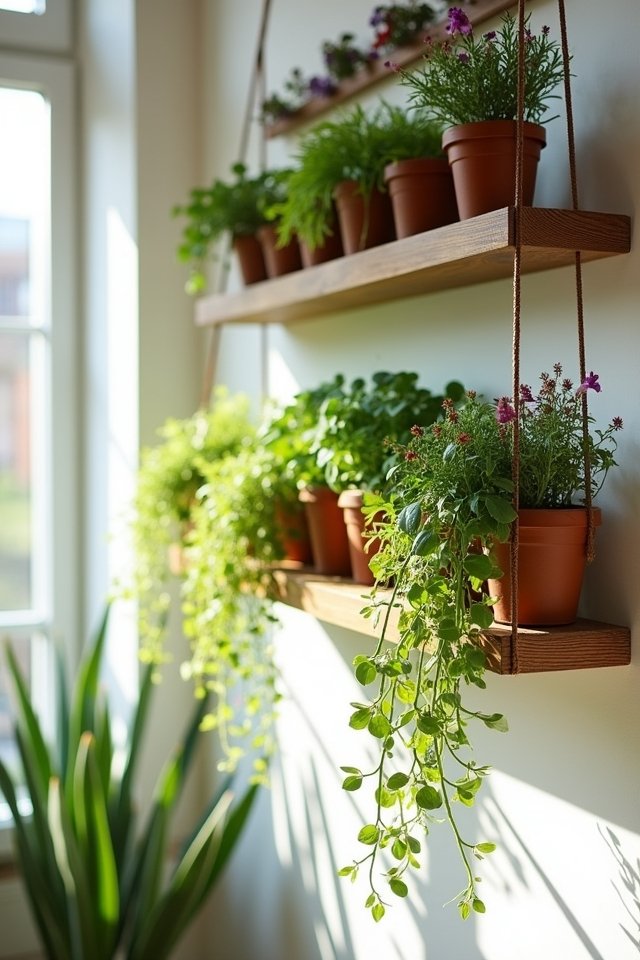 hanging garden shelf creativity