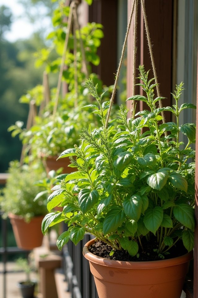 hanging herb garden benefits