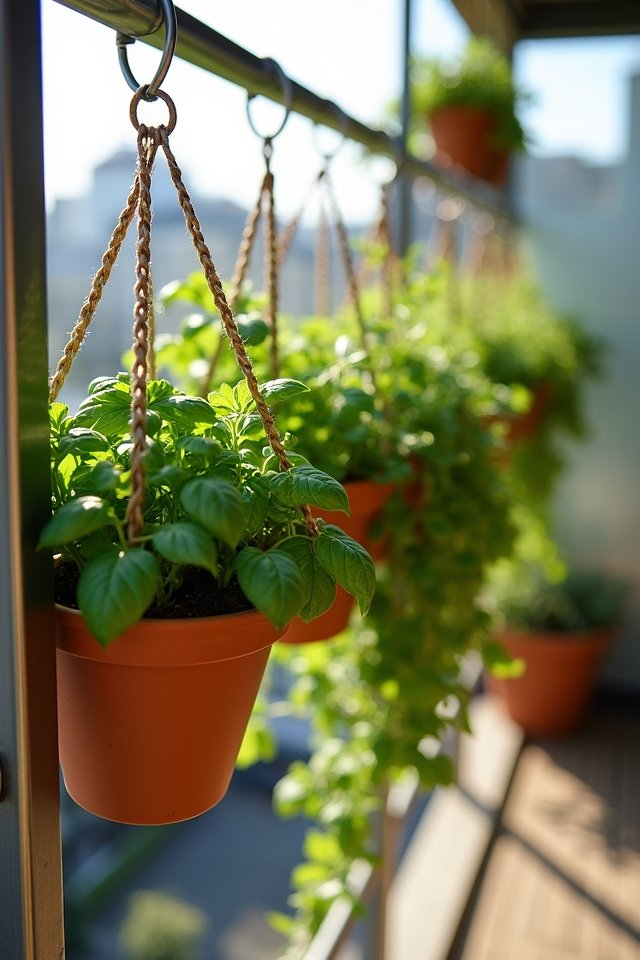 hanging herb garden creation