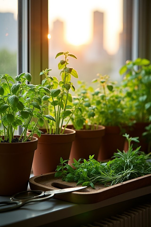 harvest herbs wisely and regularly