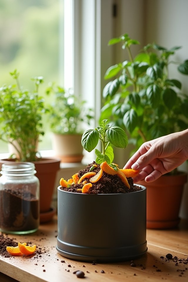 harvesting nutrient rich compost