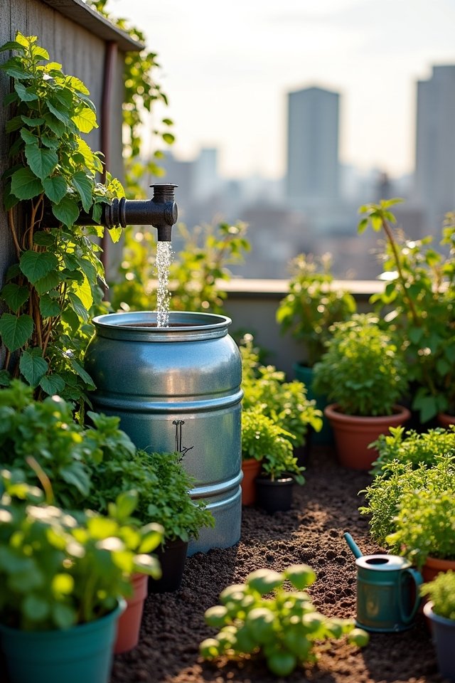 harvesting rainwater for gardening