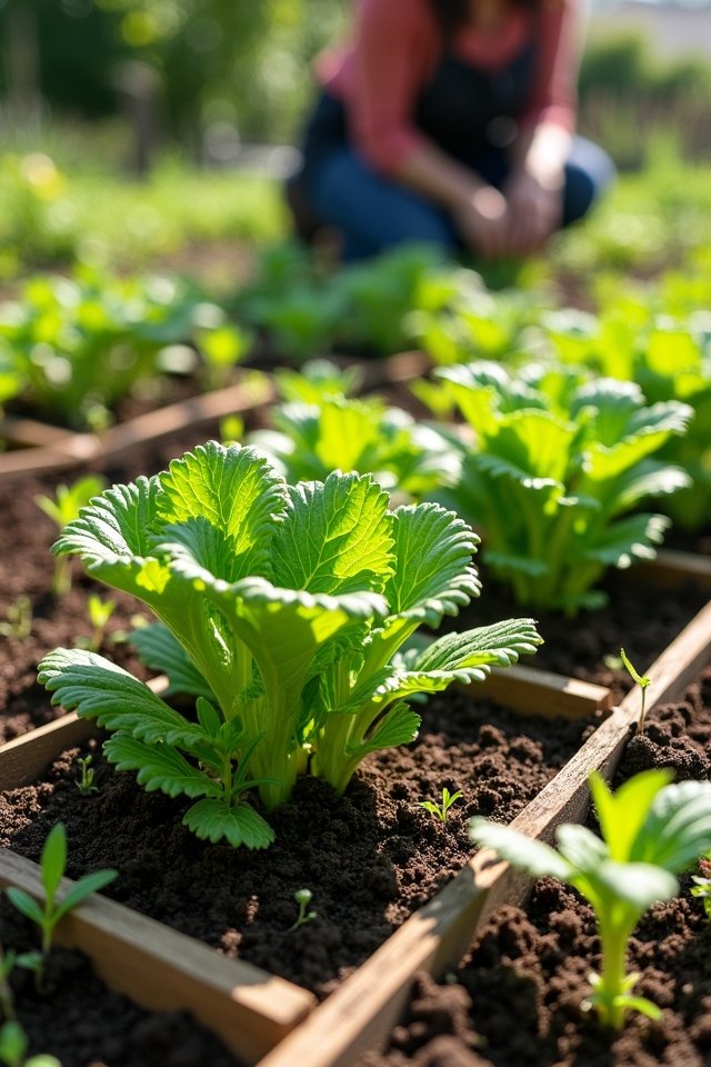 healthy soil for thriving garden