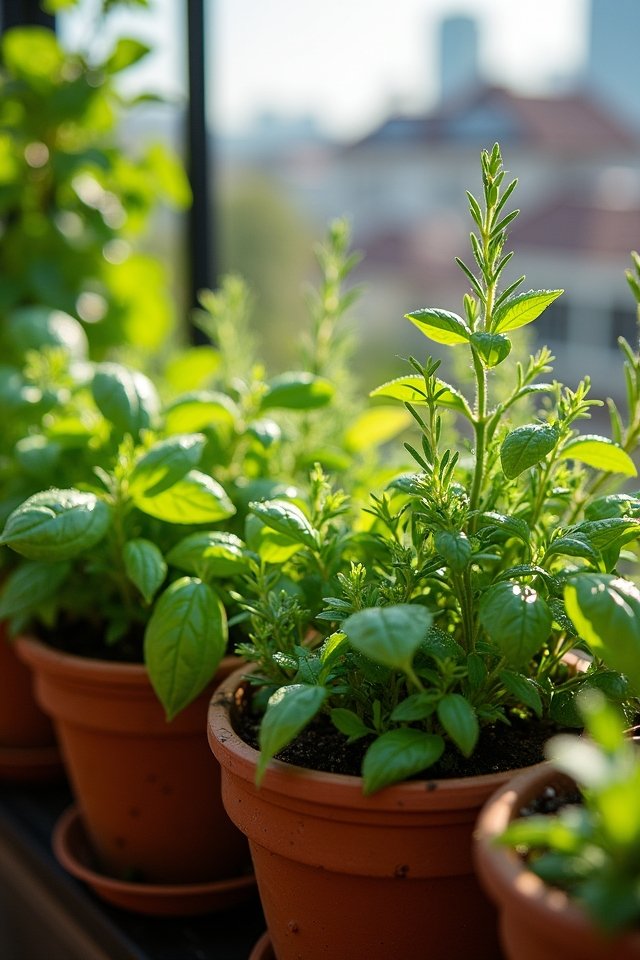 herb garden in small spaces