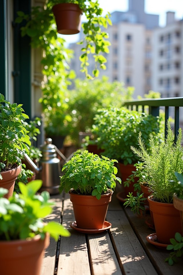 herb garden in small spaces