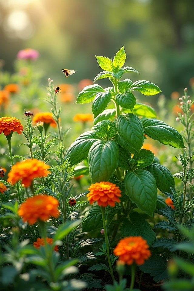 herbs repel common garden pests