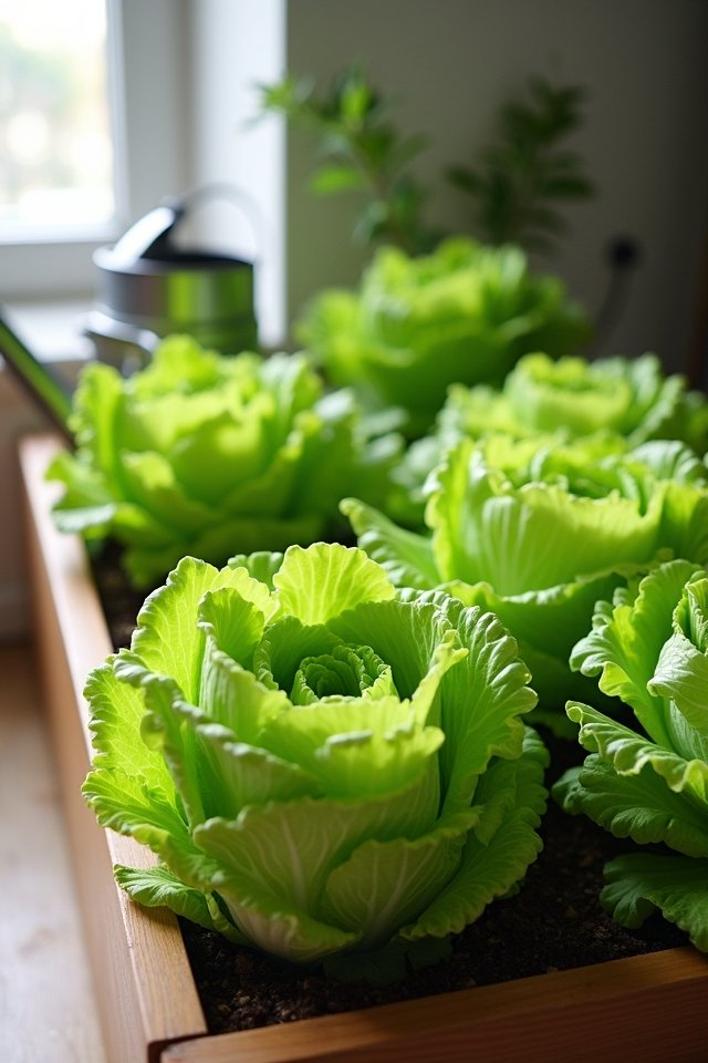 homegrown lettuce success