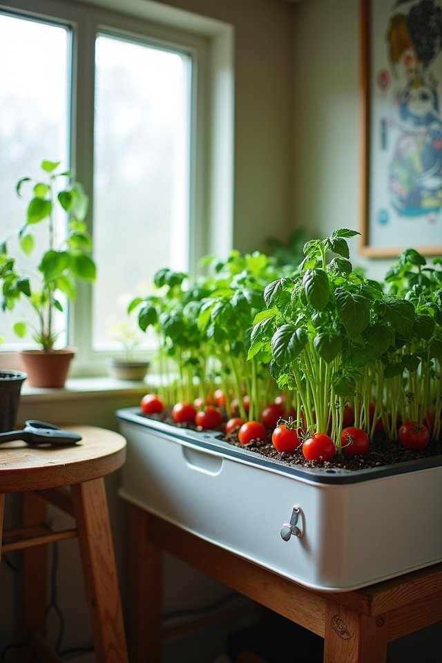 hydroponics indoor soil less gardening