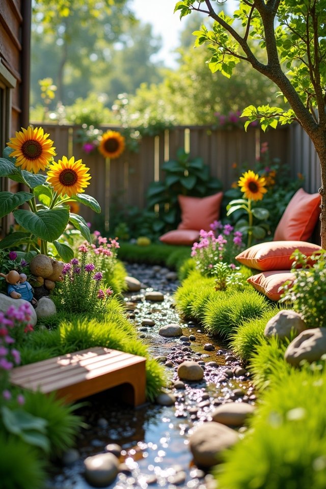 imaginative garden play zones
