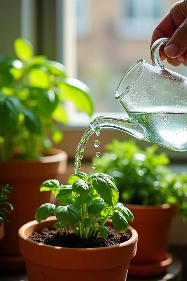indoor garden watering techniques