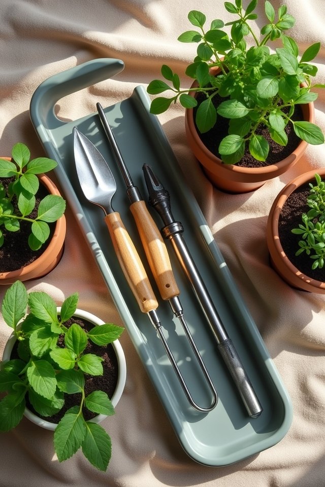 innovative gardening tool storage