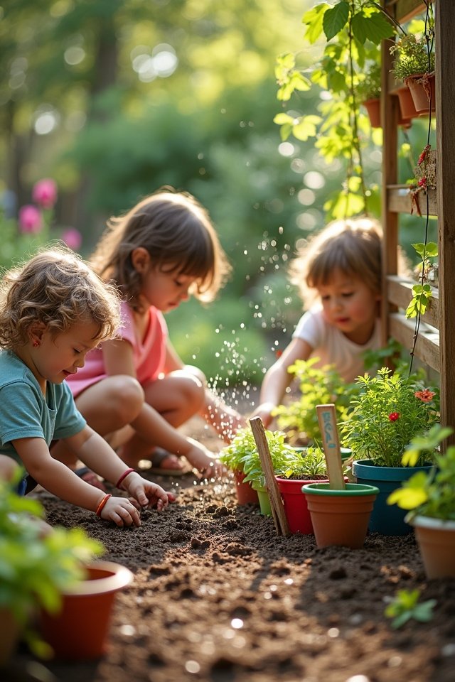 interactive mini pizza garden