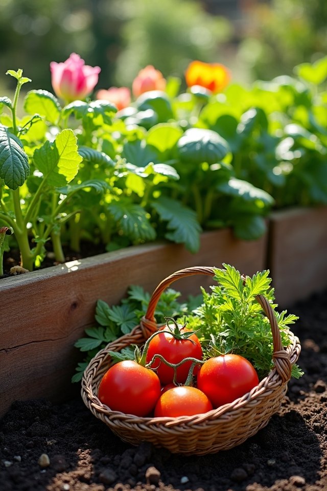 joyful harvesting basket selection