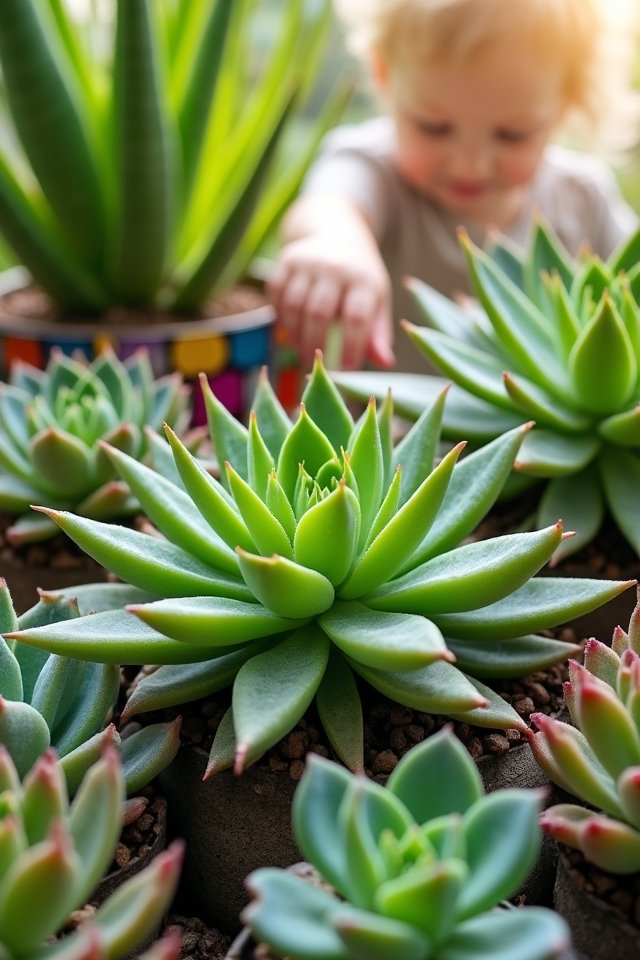 kid friendly low maintenance succulents