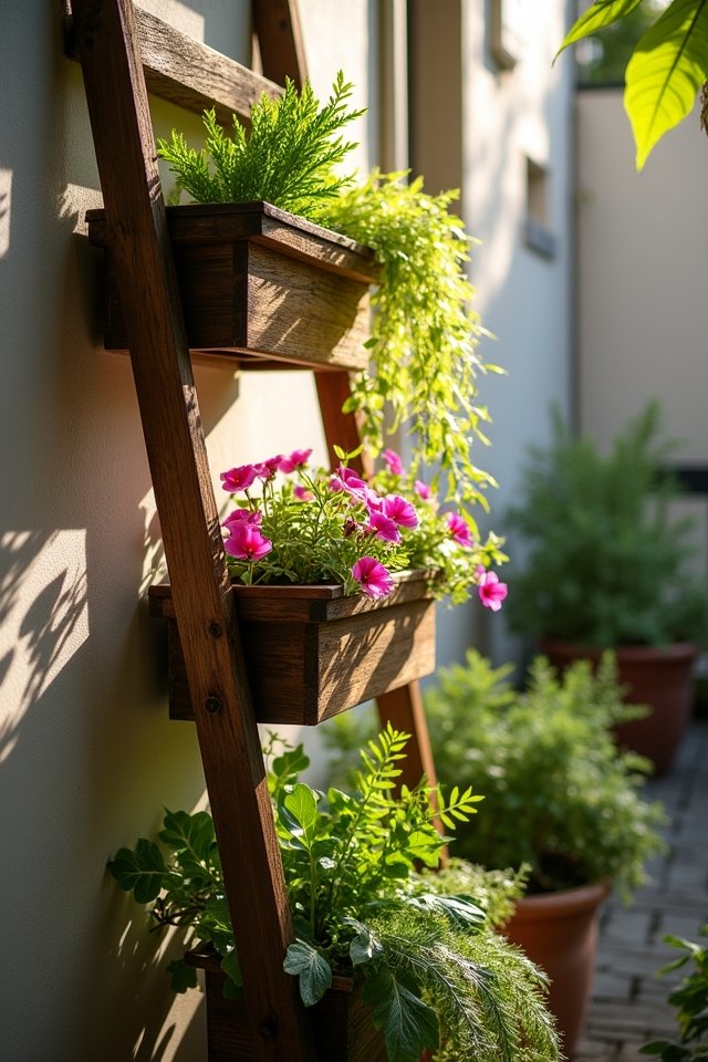 ladder planter diy project