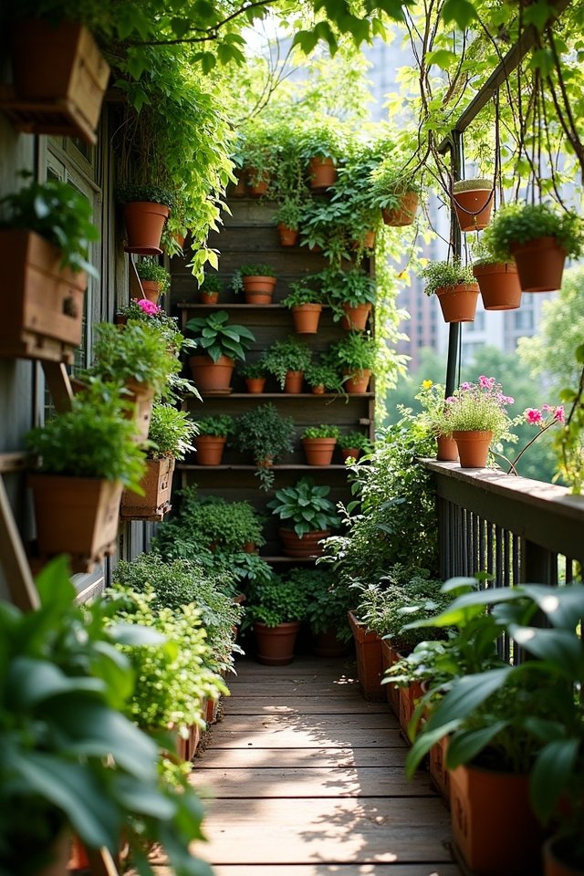 layered garden structures creativity